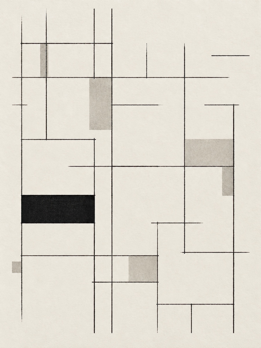 Broken Grid framed art preview